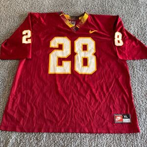 Vintage 90s Nike Warrick Dunn NCAA Florida State Seminoles FSU Jersey Men's XL